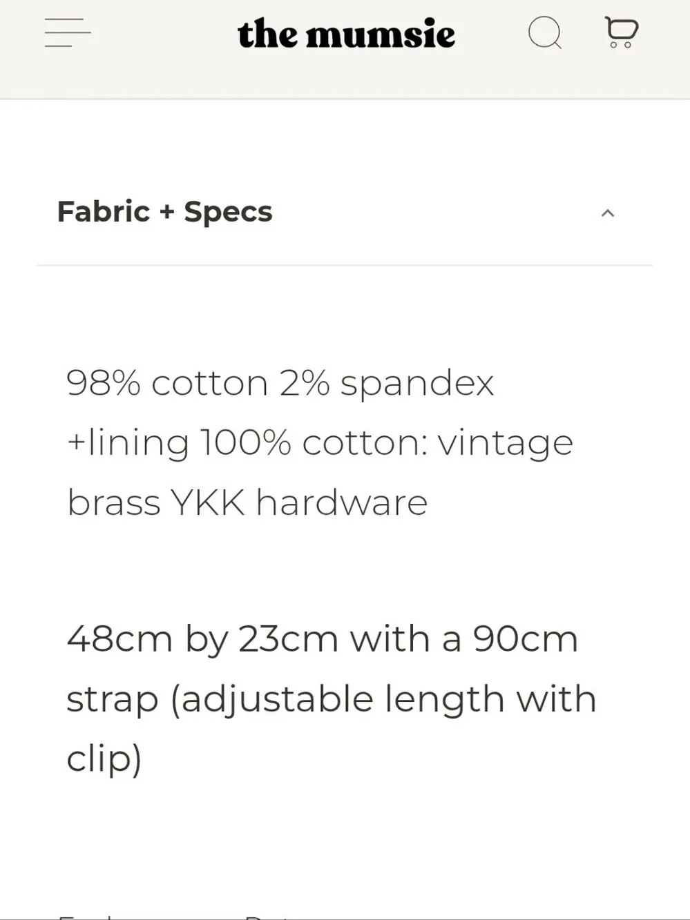 Mumsie Joey Diaperbag Brand New With Tags